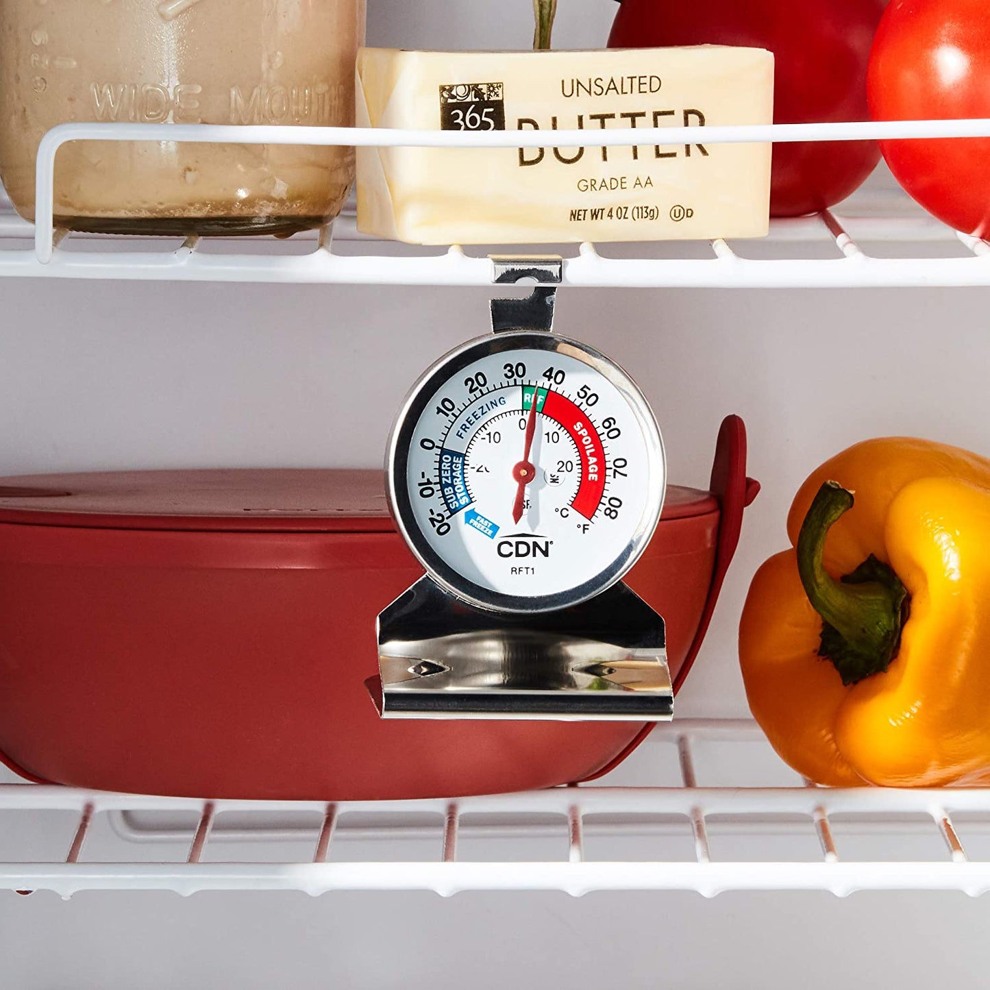 CDN Heavy Duty Refrigerator/Freeze Thermometer