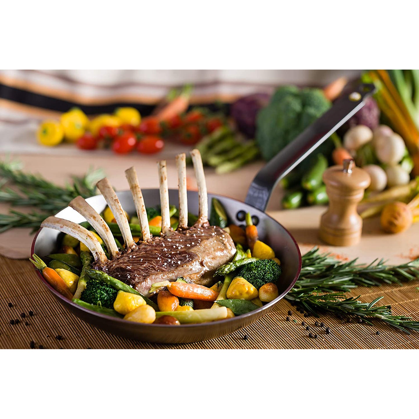 de Buyer Carbon Steel Frypan - Mineral B Element