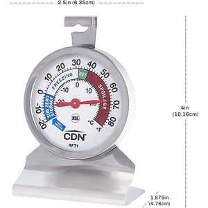 CDN Heavy Duty Refrigerator/Freeze Thermometer