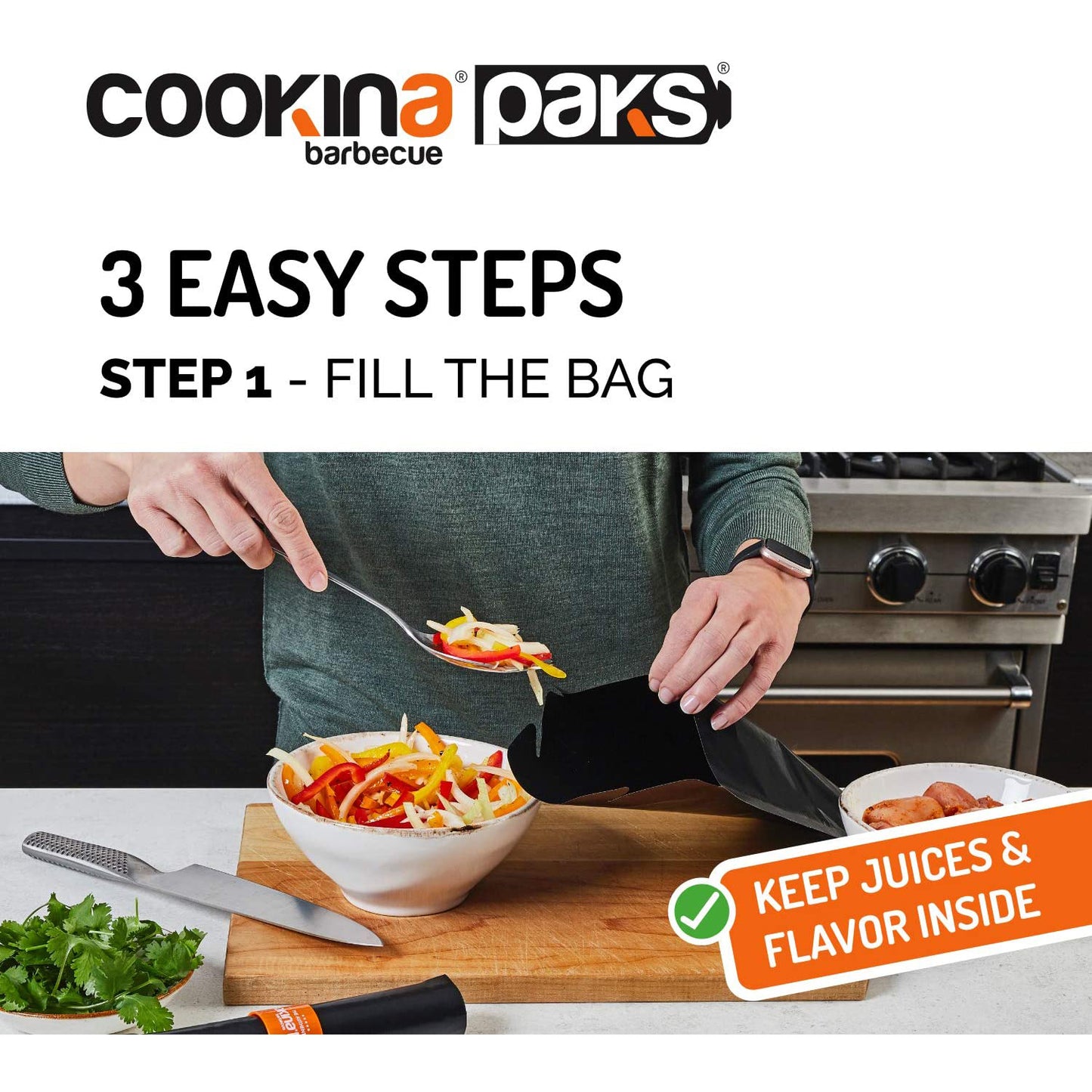 Cookina BBQ Grilling Bag - 2 PC
