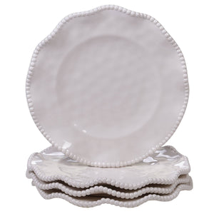 Perlette Cream Melamine Salad Plate, 9"