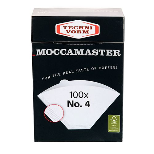 Technivorm Moccamaster #4 Coffee Filters White Paper