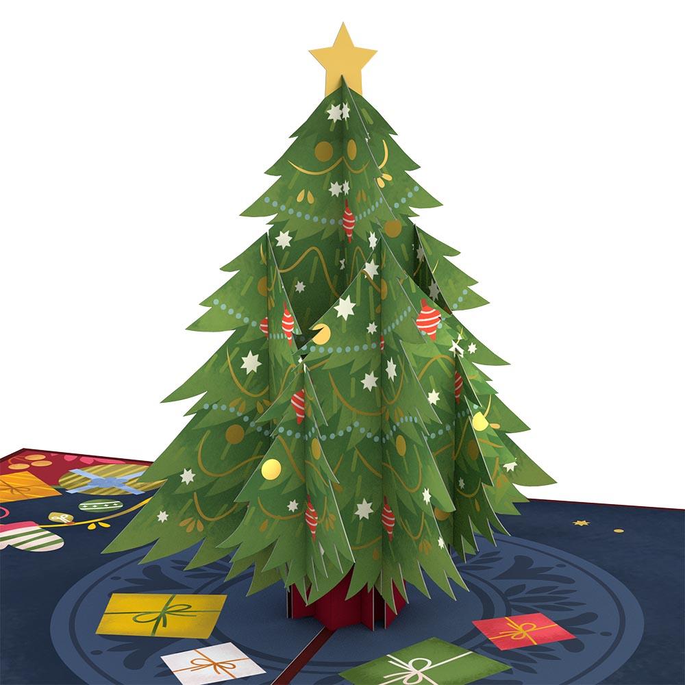 Lovepop Christmas Tree Village Card