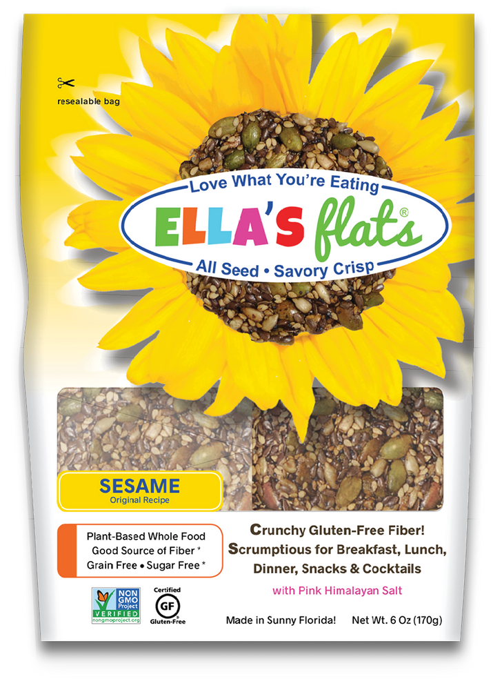 Ella's Flats® - Sesame All-Seed Savory Crisp
