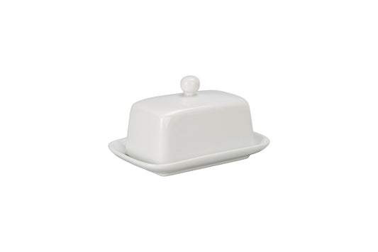 Covered Half Butter Dish with Knob