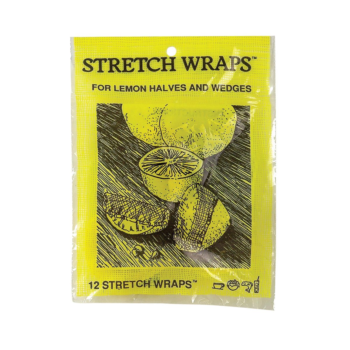 Lemon Stretch Wraps, 12 pieces