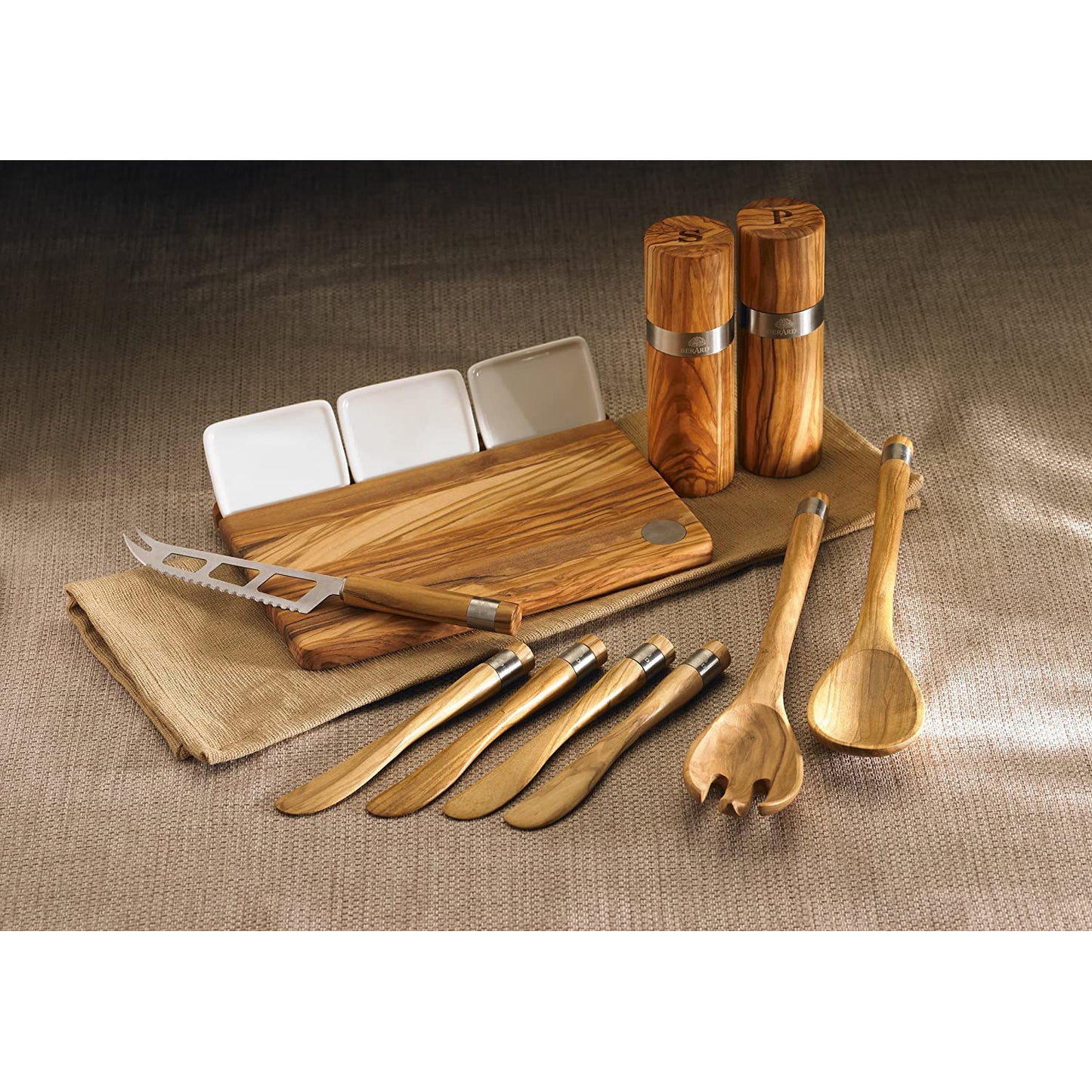 Berard Olivewood Cheese Knife - 8"