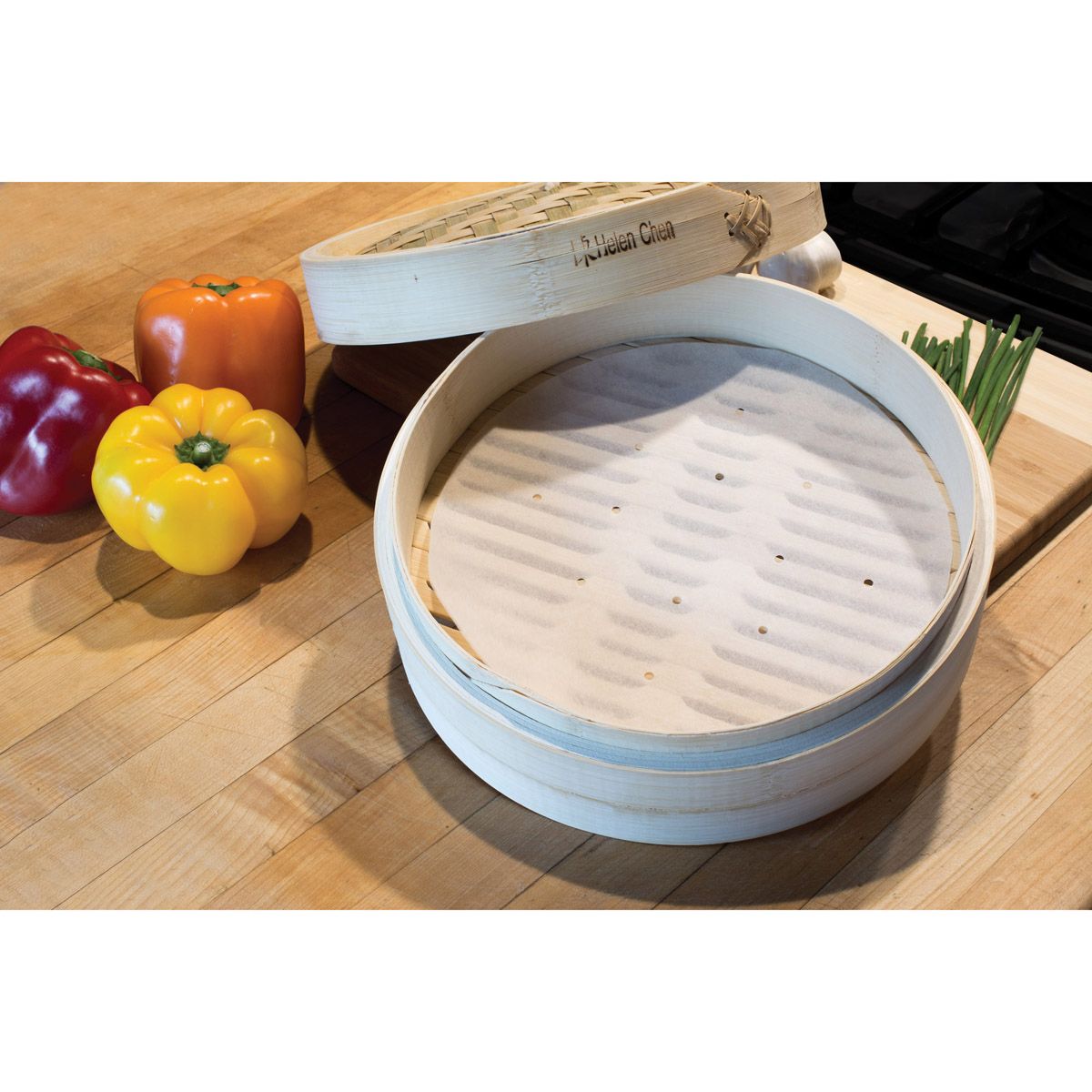 Helen's Asian Kitchen Bamboo Steamer - 10”