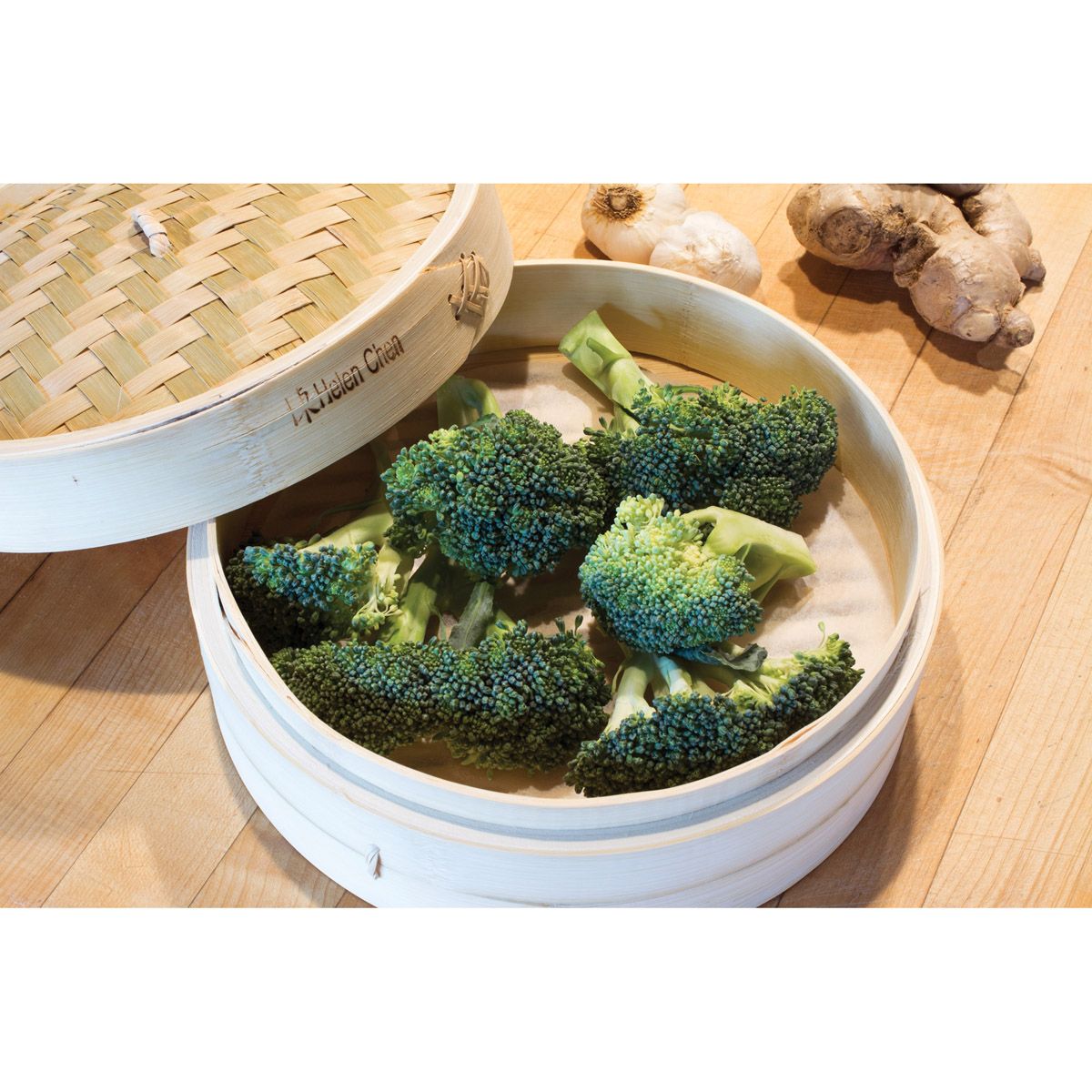 Helen's Asian Kitchen Bamboo Steamer - 10”
