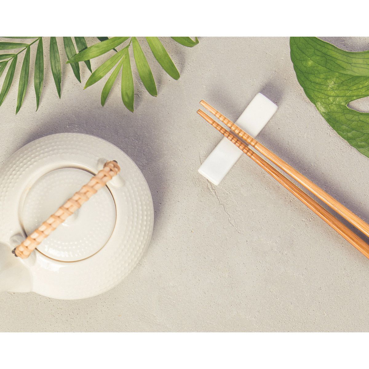 Silk Wrapped Chopsticks Bamboo