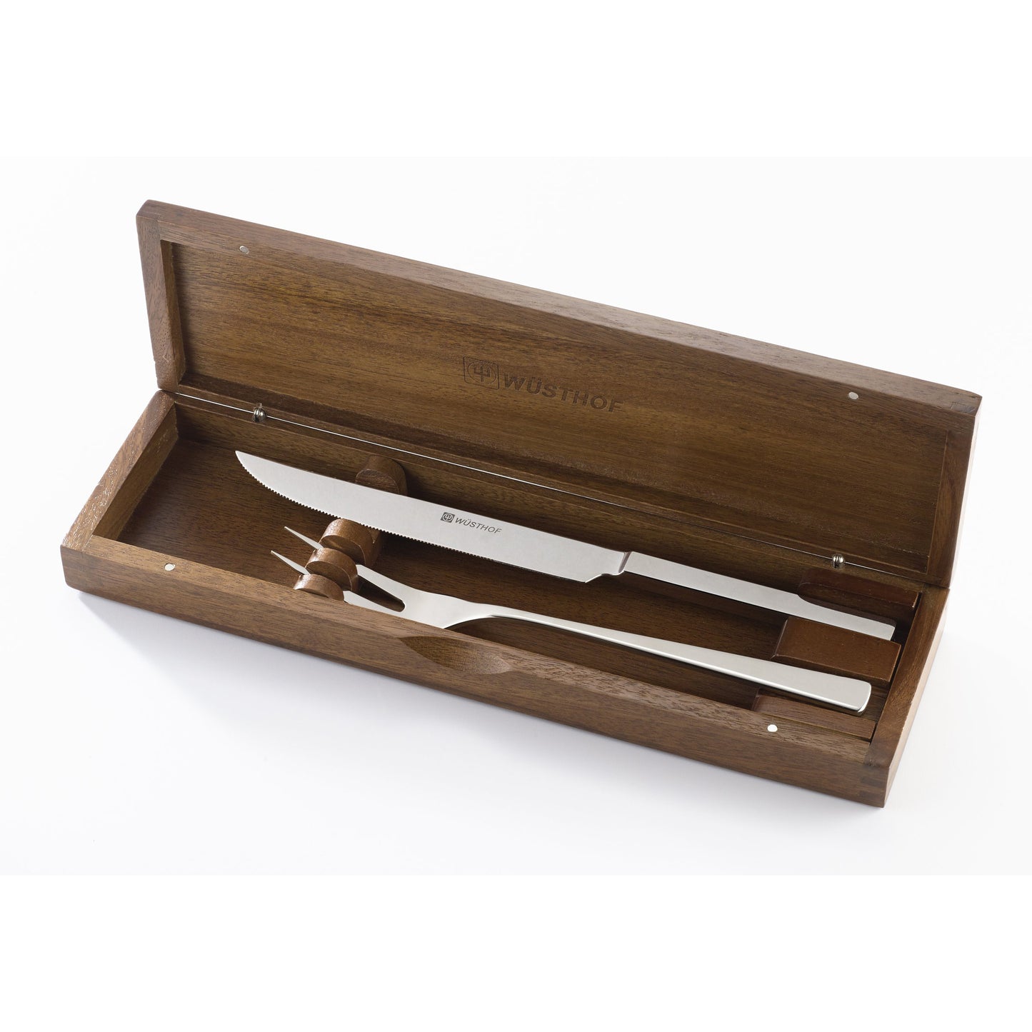 Wüsthof Stainless Carving Set Wood Box
