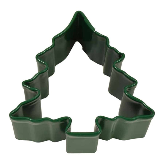 Mini Christmas Tree w/Snow Cookie Cutter Green - 1.5”