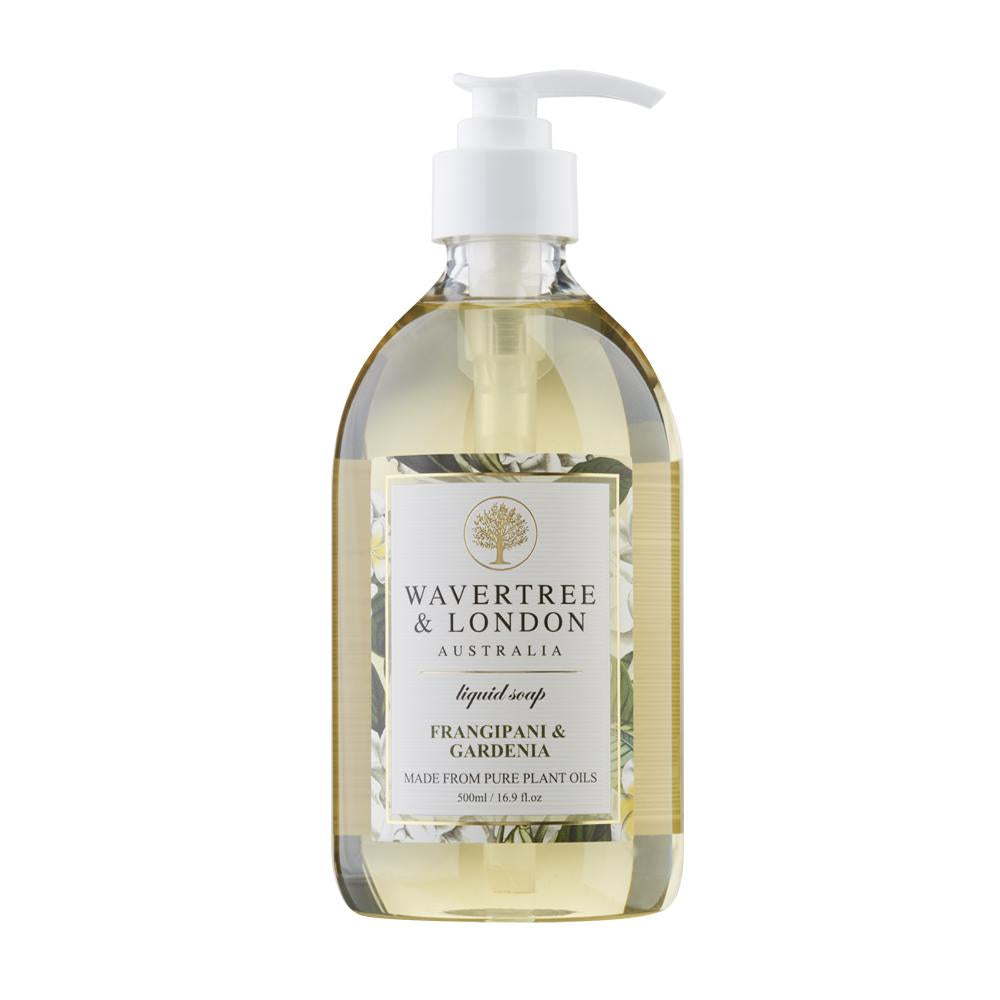 Wavertree & London Frangipani and Gardenia Liquid Soap, 16.9 oz