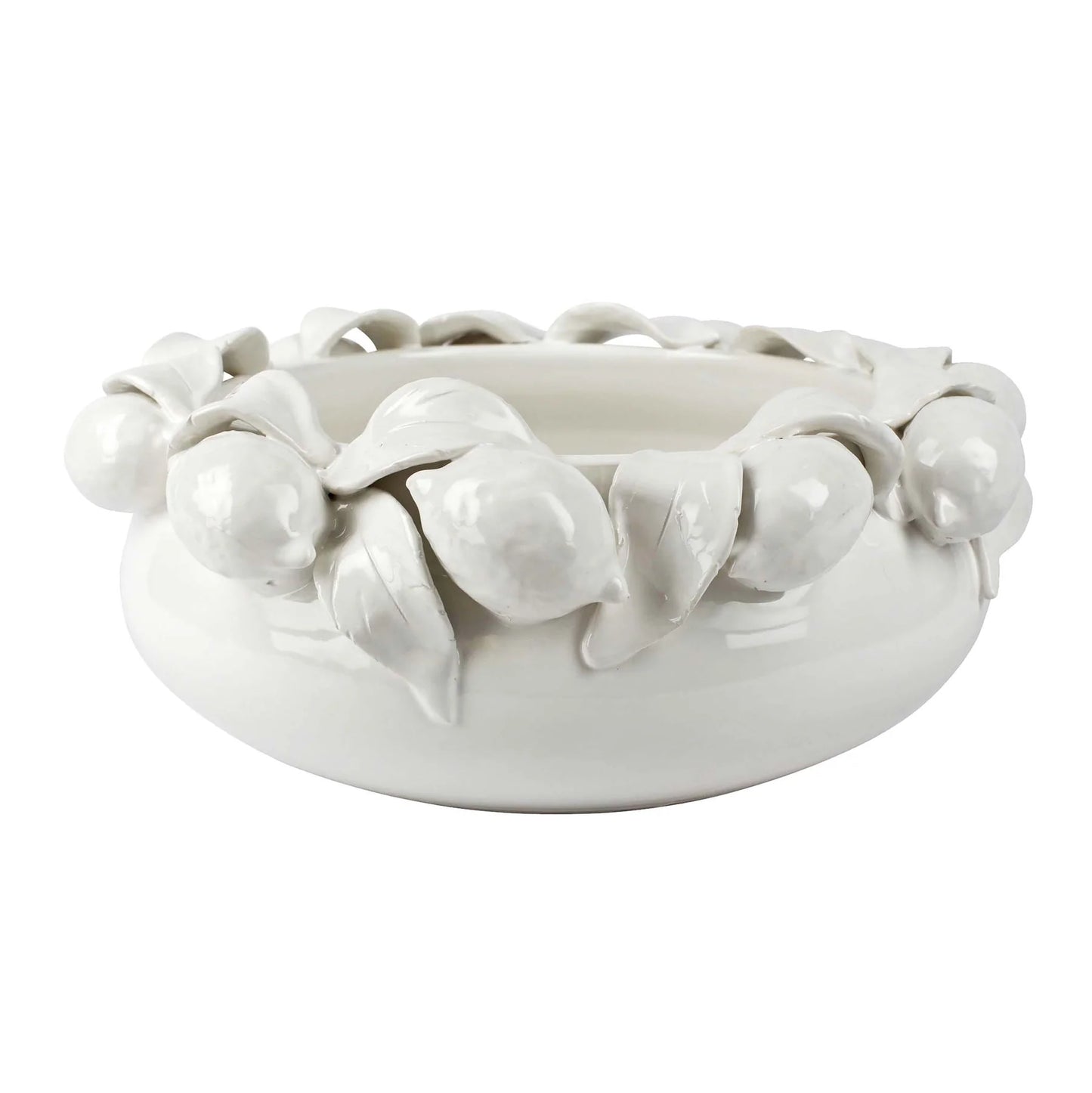Vietri Limoni White Figural Centerpiece
