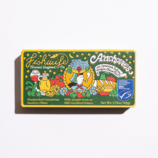 Fishwife Anchovies in Spanish Extra Virgin Olive Oil