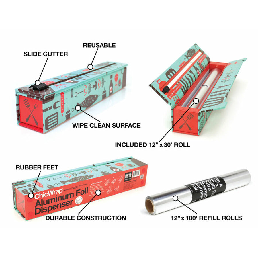 ChicWrap Aluminum Foil Dispenser