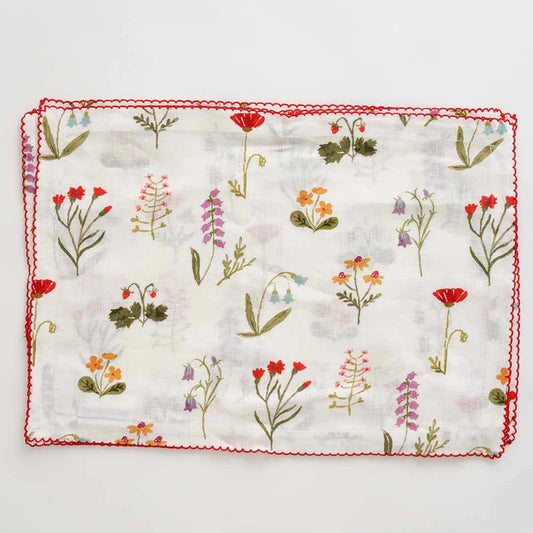 Pomegranate Botanial Garden Linen Placemats