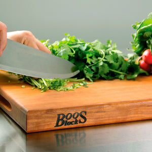 John Boos Cutting Board with Finger Grip - Cherry