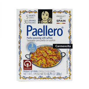Carmencita Paella Spices with Saffron - 5 Packets