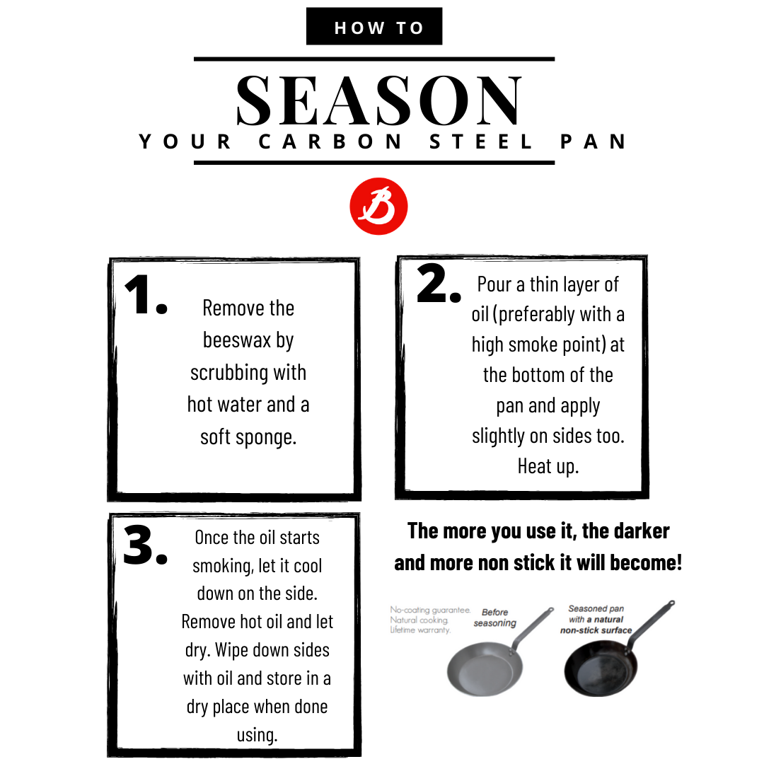 de Buyer Mineral B Carbon Steel Crepe & Tortilla Pan, 10.25