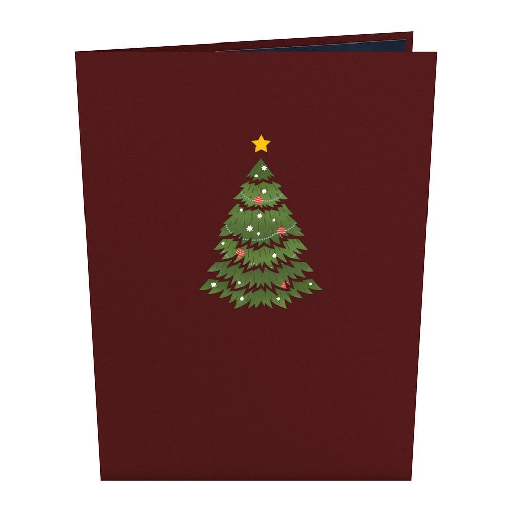 Lovepop Christmas Tree Village Card