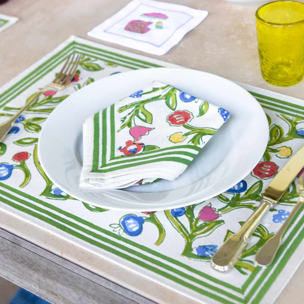 Pomegranate Emma Placemats, Set of 4