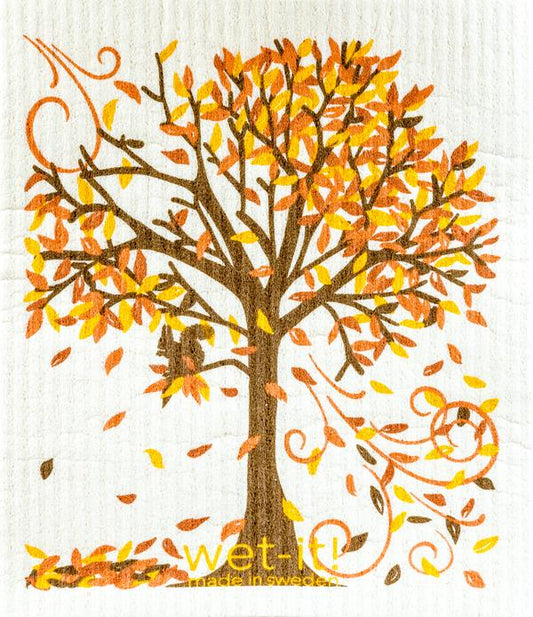 Wet-it! - Fall Tree Dishcloth