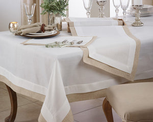 Double Layer Tablecloth - Ivory