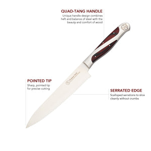 Hammer Stahl Serrated Utility Knife - 6"