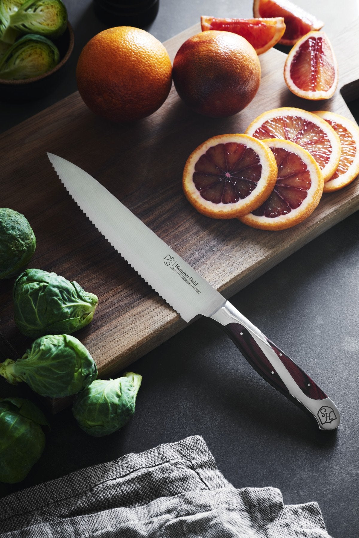 Hammer Stahl Serrated Utility Knife - 6"