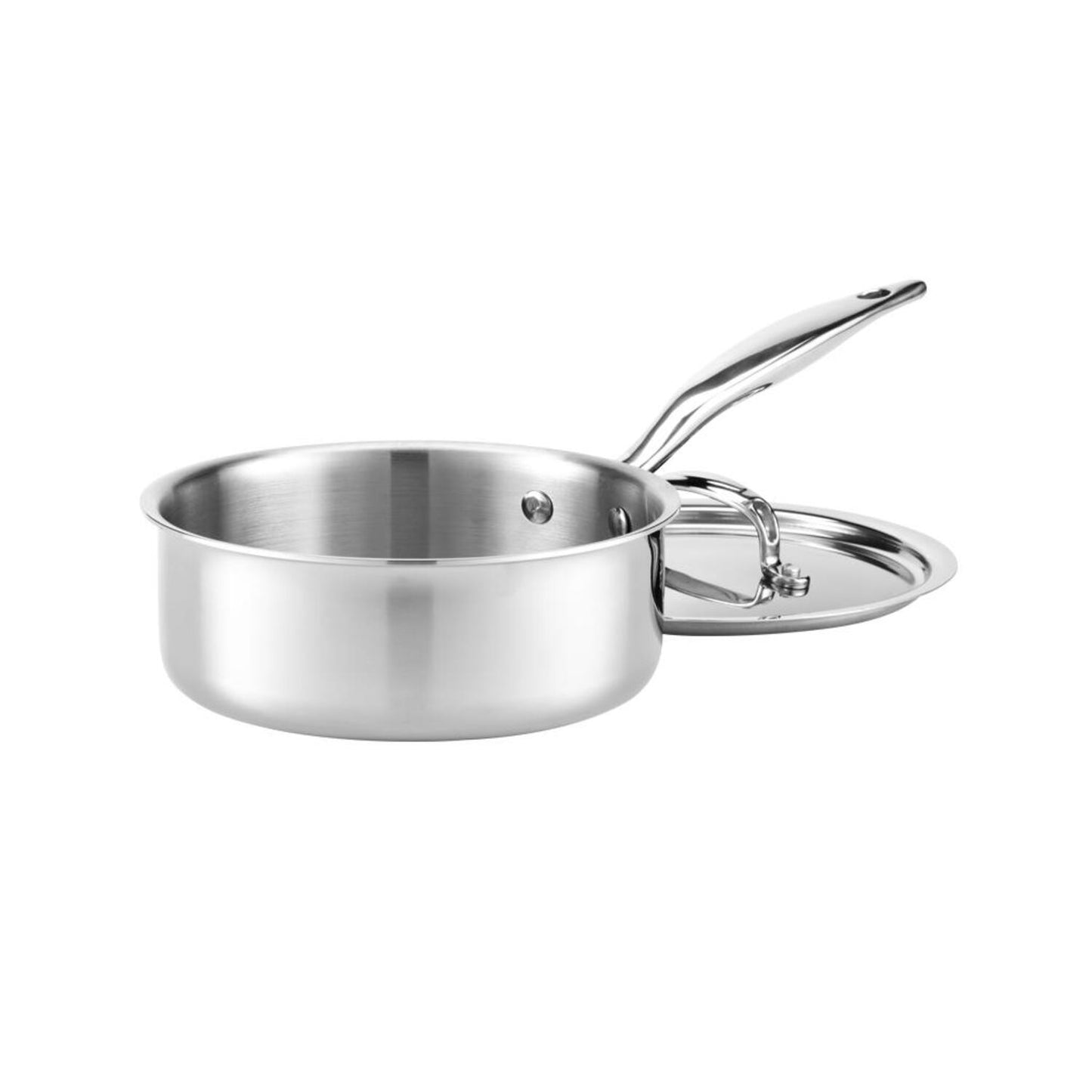 Heritage Steel Saucepan with Lid - 2 Qt