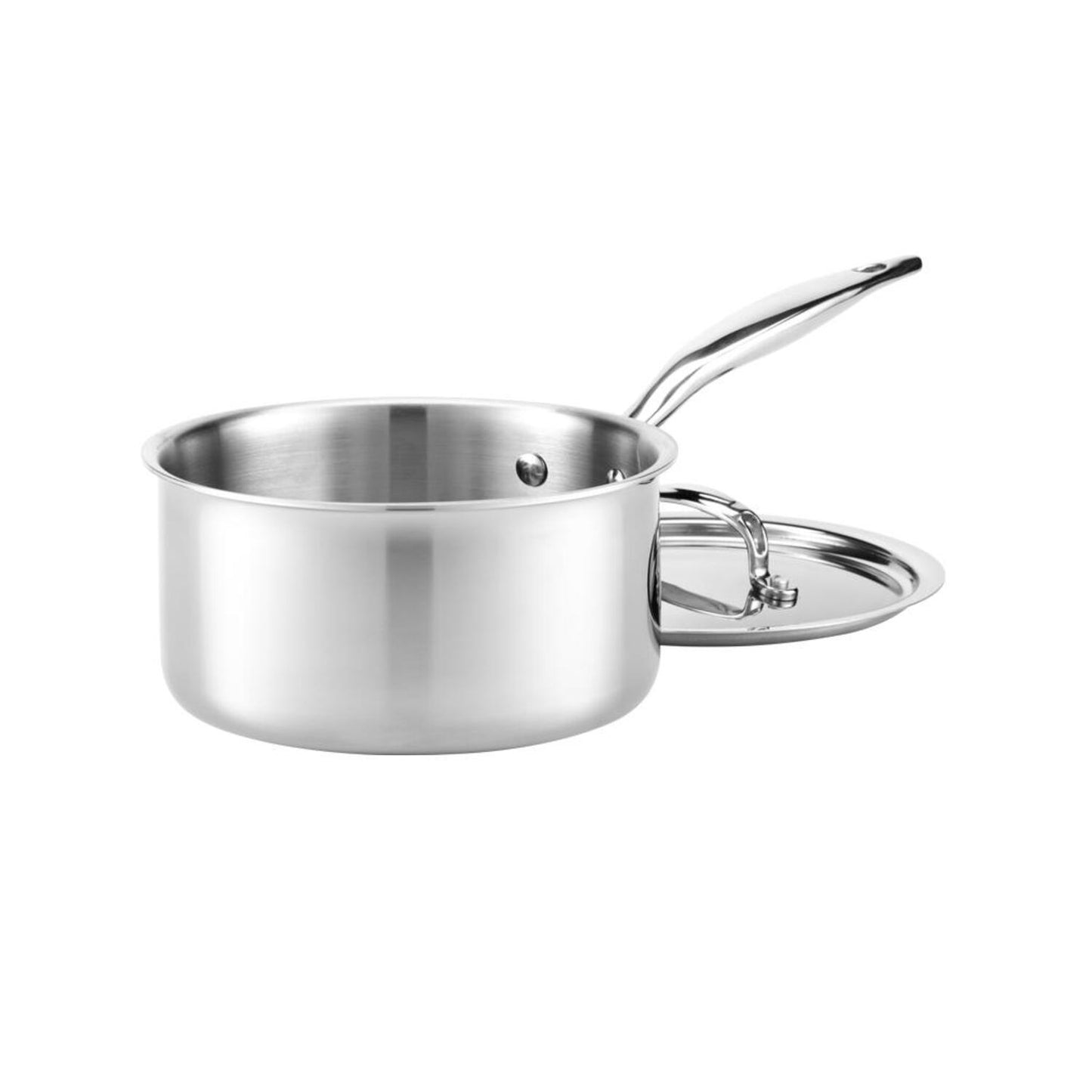 Heritage Steel Saucepan with Lid, 3 Qt