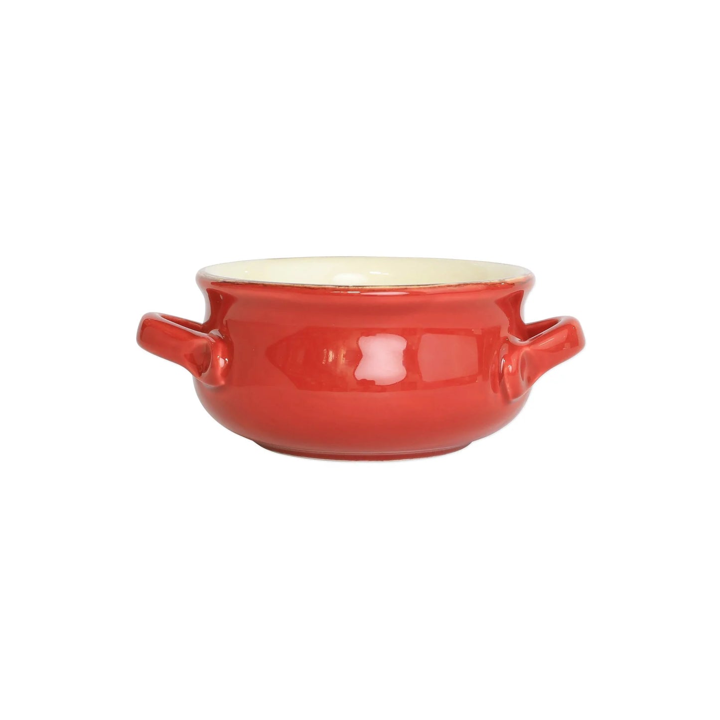 Vietri Italian Small Handled Round Baker