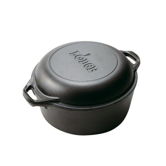 Lodge Double Dutch Oven - 5 qt