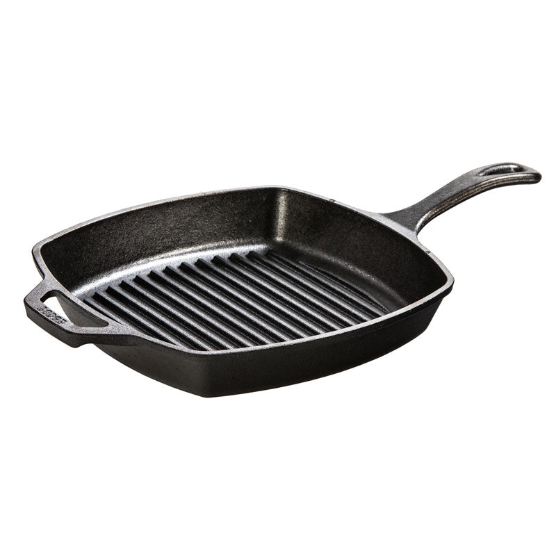 Lodge Square Cast Iron Grill Pan - 10.5"