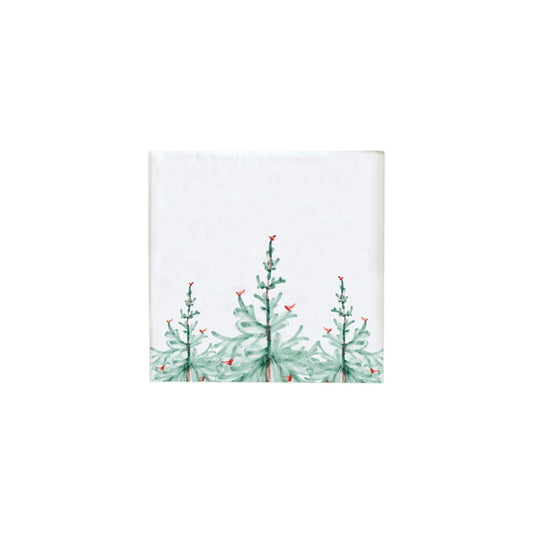 Vietri Lastra Holiday Cocktail Napkins, Set of 20
