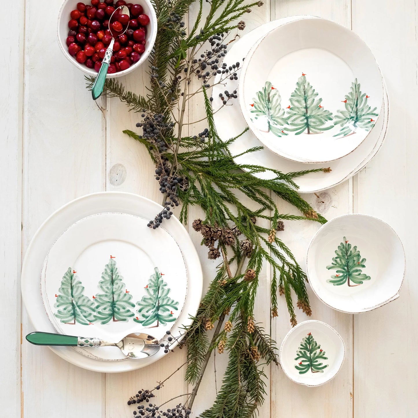 Vietri Lastra Holiday Stacking Cereal Bowl