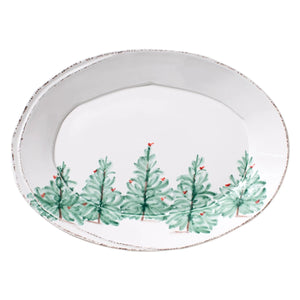 
            
                Load image into Gallery viewer, Vietri Lastra Holiday Small Oval Platter
            
        