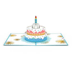 Lovepop Rainbow Birthday Cake Card