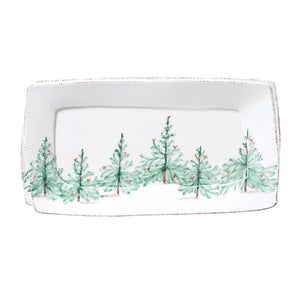 Vietri Melamine Lastra Holiday Rectangular Platter