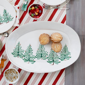 Vietri Melamine Lastra Holiday Oval Platter