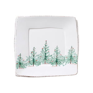 Vietri Melamine Lastra Holiday Square Platter