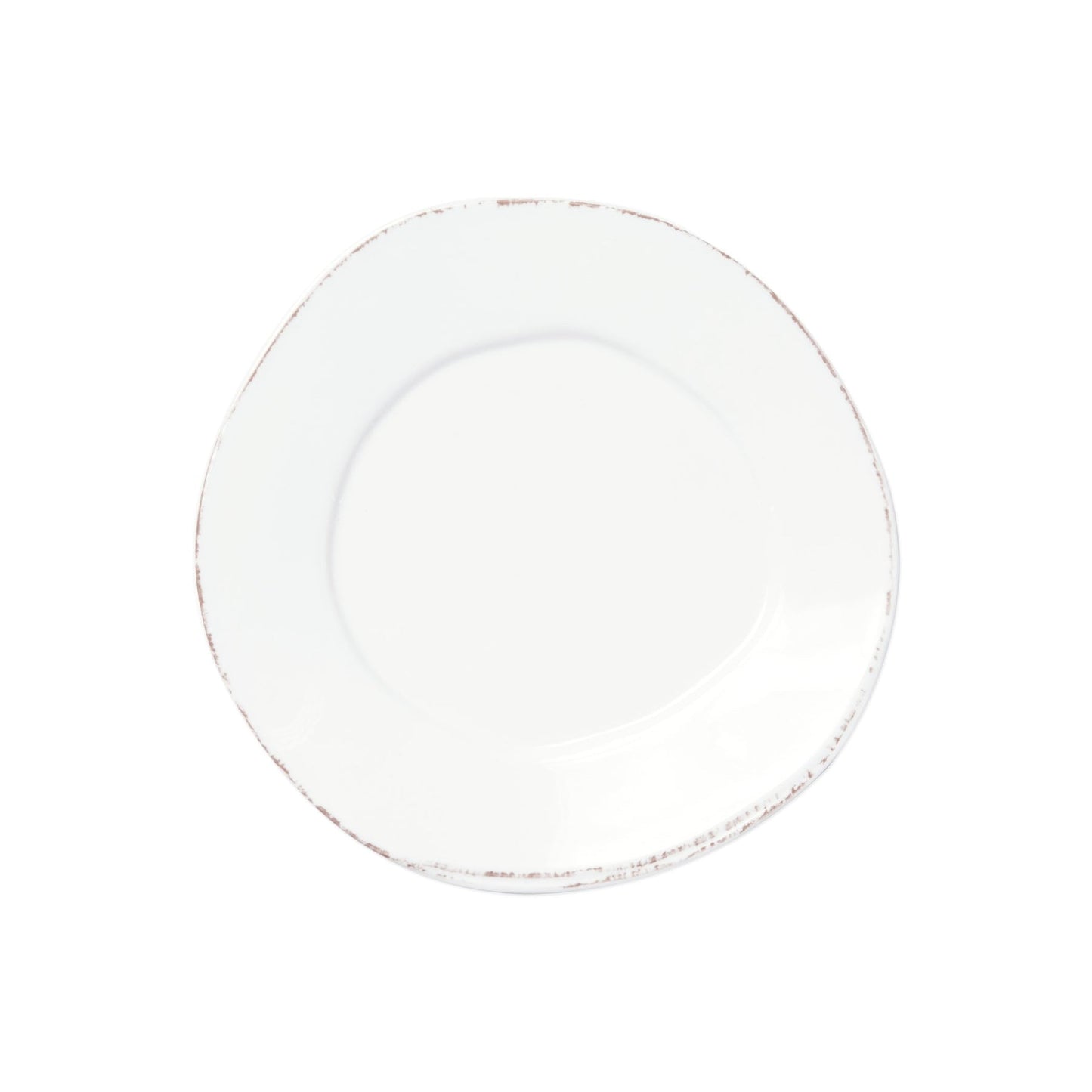 Vietri Melamine Lastra White Salad Plate