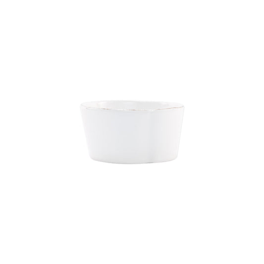 Vietri Melamine Lastra White Condiment Bowl