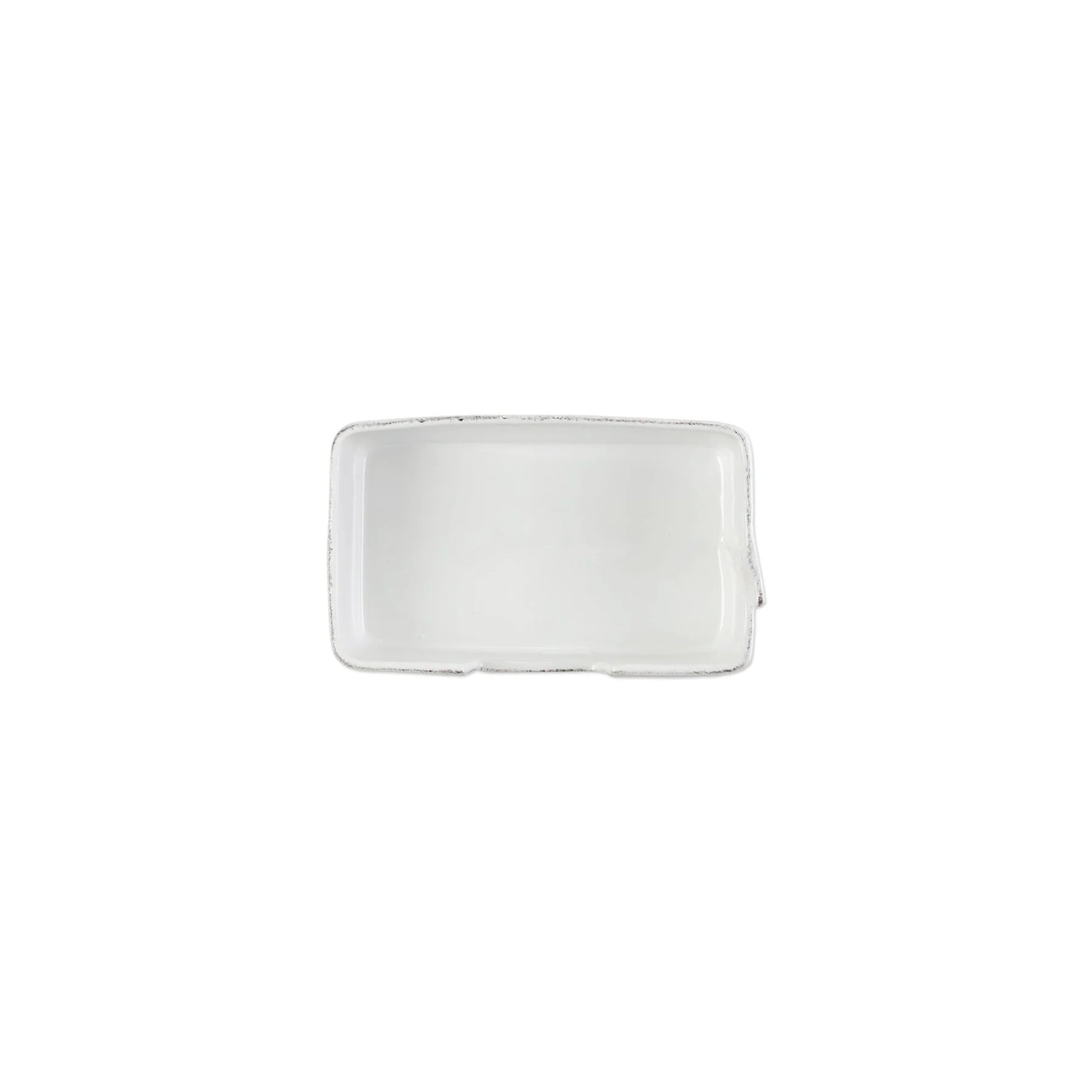 Vietri Melamine Lastra White Guest Napkin Holder