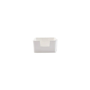 Vietri Melamine Lastra White Cocktail Napkin Holder