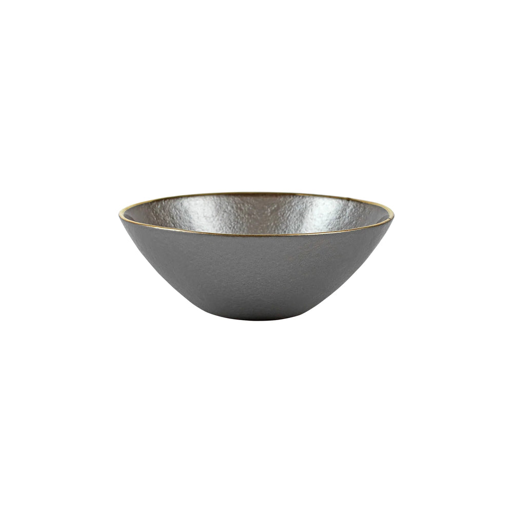 Vietri Metallic Glass Pearl Small Bowl