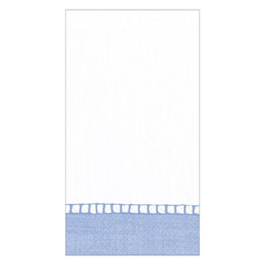 
            
                Load image into Gallery viewer, Caspari Linen Border Guest Towel Napkins
            
        