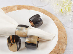 Horn Napkin Ring - Brown