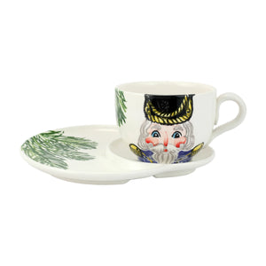 Vietri Nutcracker Jump Cup & Tray